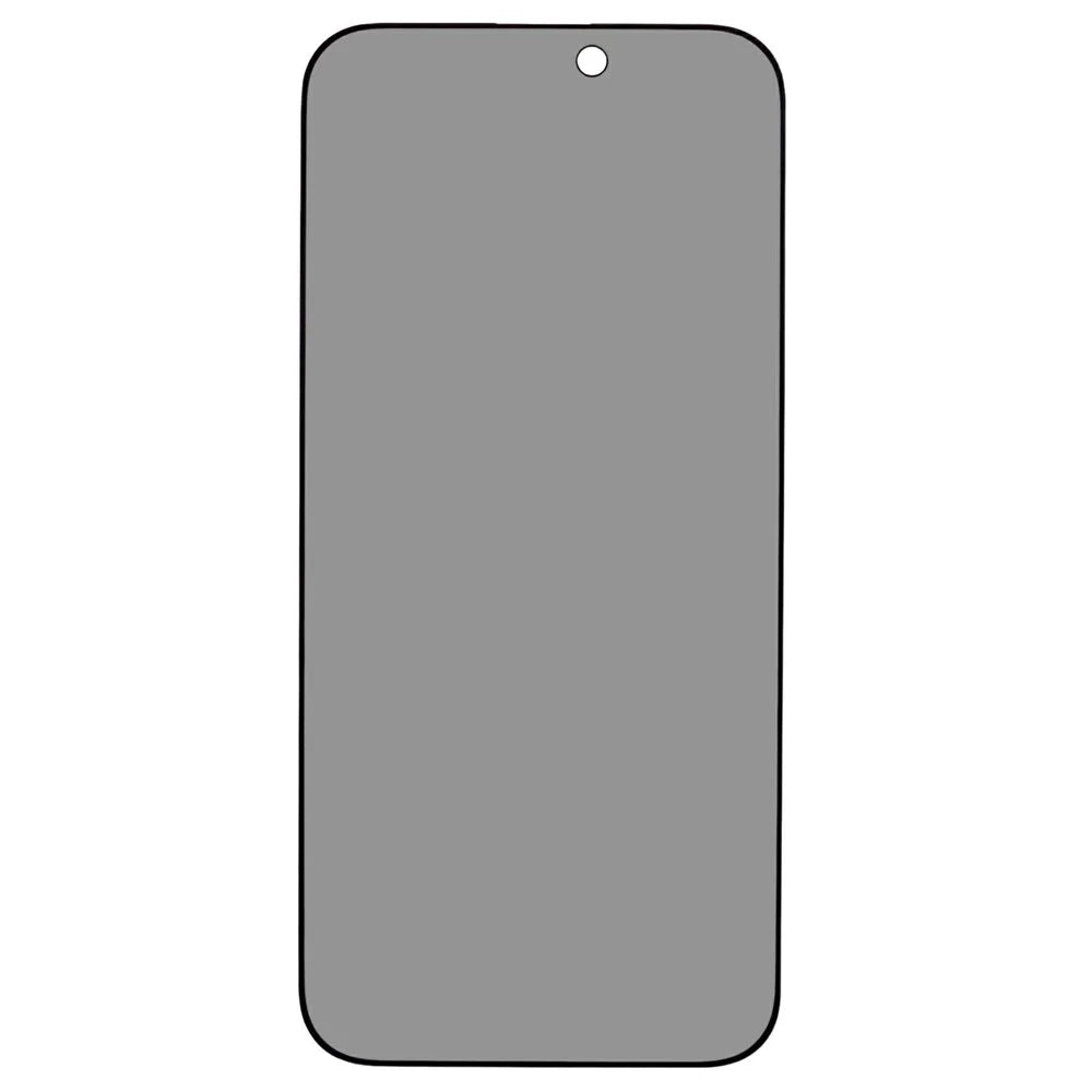For iPhone 18 Pro Magnetic Case TPU + PC Phone Cover with 180° Anti-Spy Screen Film + Clear Lens Film - Black - 4