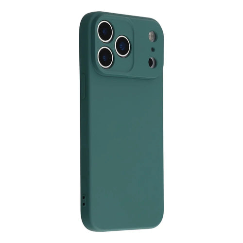 For iPhone 18 Pro Max / 17 Pro Max Case TPU Back Soft Anti-Scratch Fiber Lining Phone Cover - Army Green - 1