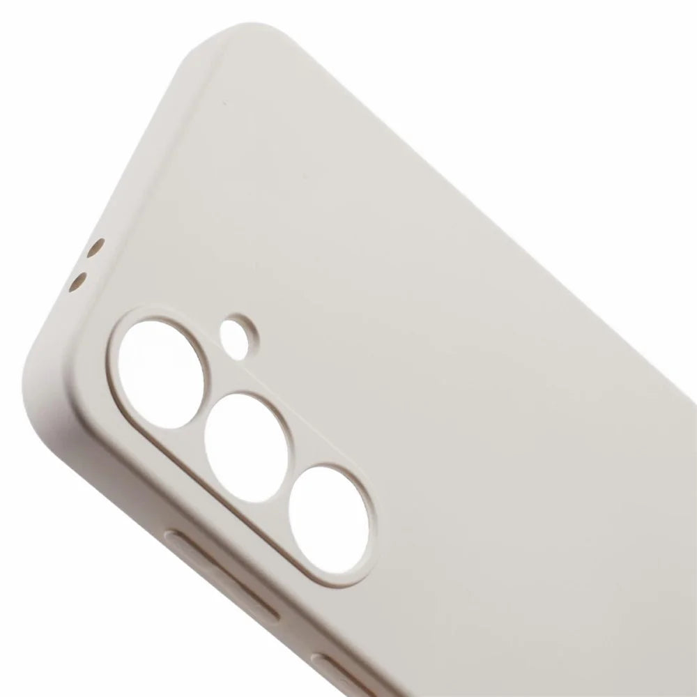 For Samsung Galaxy A18 4G / A18 5G Case TPU Back Soft Anti-Scratch Fiber Lining Phone Cover - White - 5