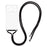 For iPhone 18 Pro  /  17 Pro Case Reinforced Corner TPU Clear Phone Cover with Lanyard - 1