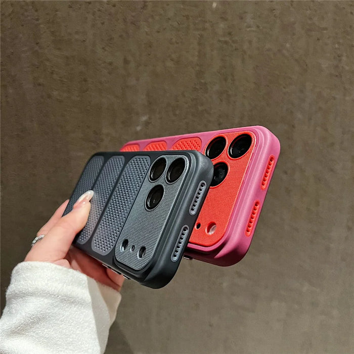 For iPhone 18 Pro Max  / 17 Pro Max Magnetic Case Three-Zone Cooling PC + TPU Scratch Resistant Phone Cover - Black - 4