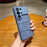 For Samsung Galaxy S24 Ultra Magnetic Case Three-Zone Cooling PC + TPU Scratch Resistant Phone Cover - Blue - 1