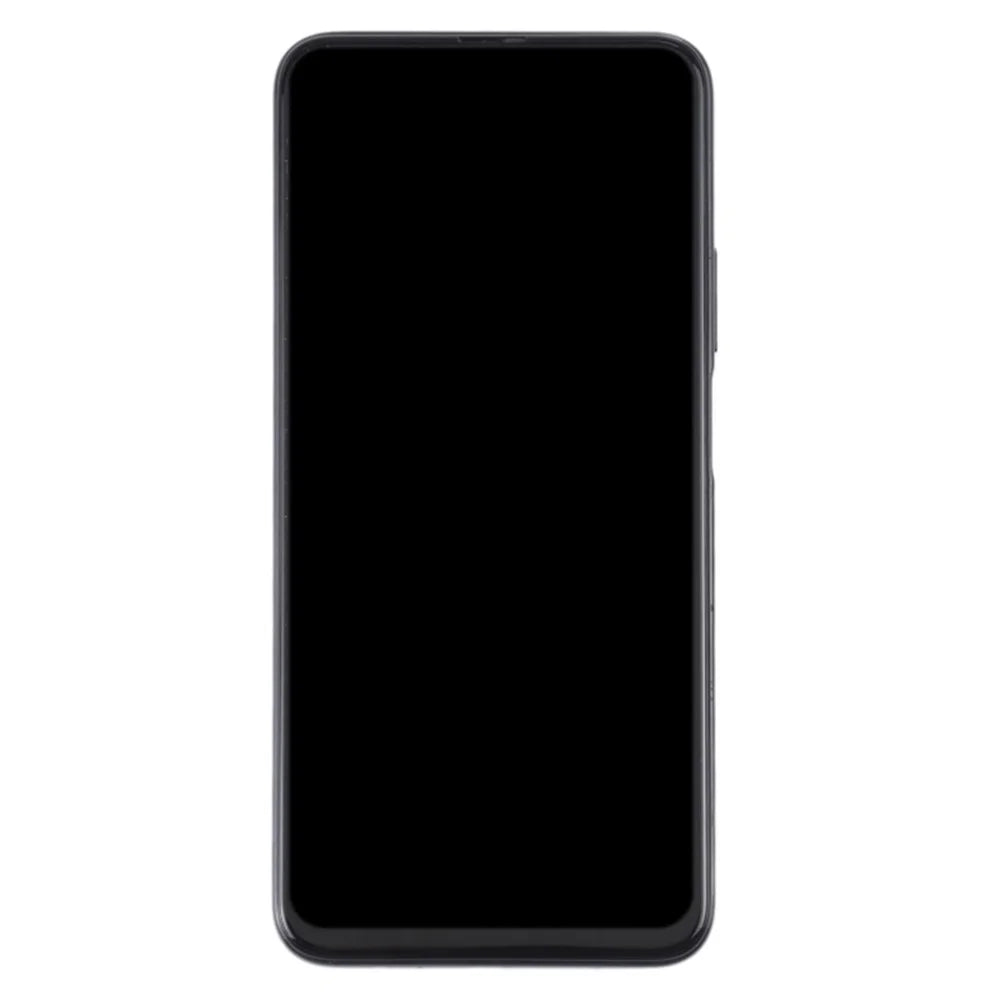 For Honor 9X Pro HLK-L41, HLK-L42 (International), HLK-AL10, HLK-TL10 (China) LCD Screen and Digitizer Assembly + Frame Replacement Part (COG) (Grade C, without Logo) - Midnight Black - 2