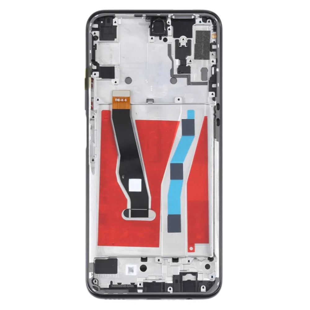 For Honor 9X Pro HLK-L41, HLK-L42 (International), HLK-AL10, HLK-TL10 (China) LCD Screen and Digitizer Assembly + Frame Replacement Part (COG) (Grade C, without Logo) - Midnight Black - 3