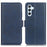 For Samsung Galaxy A34 5G Phone Protection Cover Magnetic Wallet Foldable Stand Anti-scratch Cowhide Texture PU Leather Case - Blue - 1