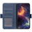 For Samsung Galaxy A34 5G Phone Protection Cover Magnetic Wallet Foldable Stand Anti-scratch Cowhide Texture PU Leather Case - Blue - 2
