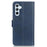 For Samsung Galaxy A34 5G Phone Protection Cover Magnetic Wallet Foldable Stand Anti-scratch Cowhide Texture PU Leather Case - Blue - 7