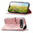 For ZTE nubia Air Pro 5G Case with Strap Butterfly Pattern PU Leather Wallet Phone Cover - Rose Gold - 3
