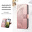 For ZTE nubia Air Pro 5G Case with Strap Butterfly Pattern PU Leather Wallet Phone Cover - Rose Gold - 4