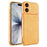 For iPhone 17 TPU Case Diamond Texture Glitter Shockproof Phone Cover with Airbag Corner - Orange - 1