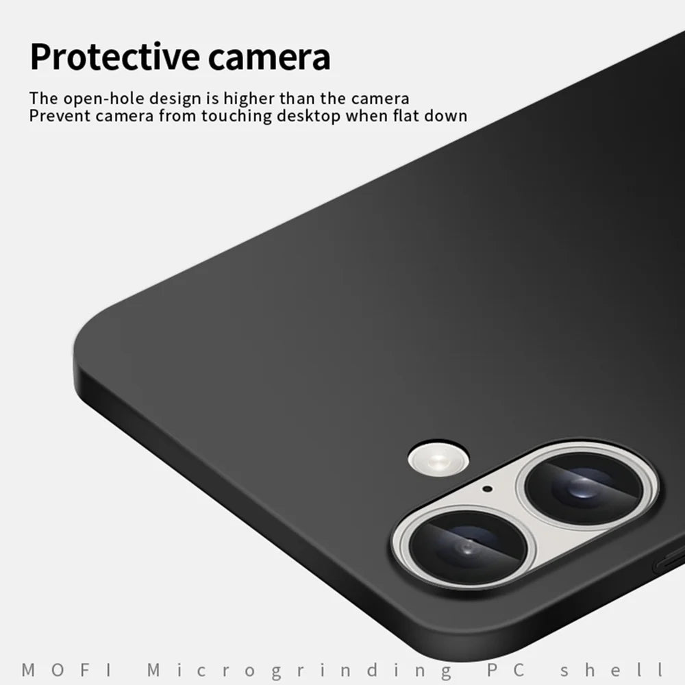 MOFI for iPhone 18 Phone Case  Shield Matte Series Ultra Slim PC Protective Cover - Black - 2