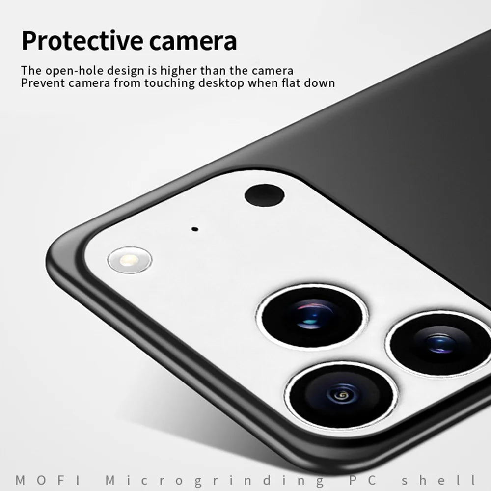 MOFI for iPhone 18 Pro Phone Case  Shield Matte Series Ultra Slim PC Protective Cover - Black - 2