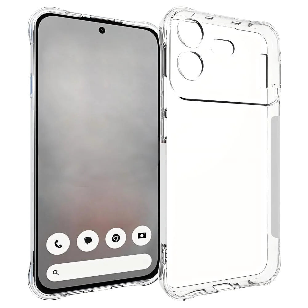 WANLONFENG for Nothing Phone (4b) WL2 Series TPU Case 2.0mm Phone Cover with 2Pcs Tempered Glass Films - Transparent - 2