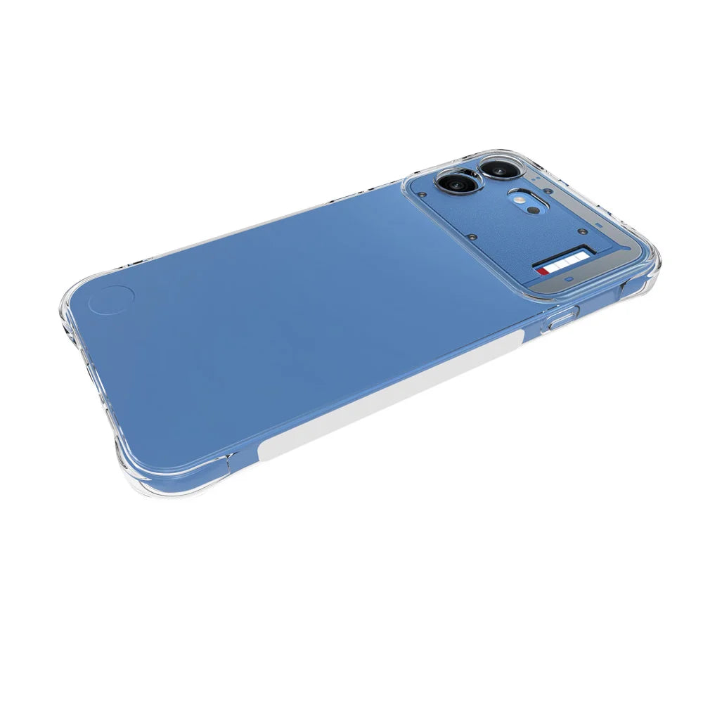 WANLONFENG for Nothing Phone (4b) WL2 Series TPU Case 2.0mm Phone Cover with 2Pcs Tempered Glass Films - Transparent - 4