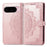 For Google Pixel 11 Pro  /  Pixel 11 Wallet Case Mandala Flower Leather Phone Cover Stand - Rose Gold - 1