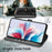For Google Pixel 11 Pro  /  Pixel 11 Case Wallet Stand Leather Phone Cover with Wrist Strap - Black - 4