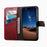 For Google Pixel 11 Pro  /  Pixel 11 Case Color Splicing TPU PU Leather Flip Shockproof Phone Cover with Wrist Strap - Red - 3