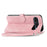 For Google Pixel 11 Pro  /  Pixel 11 Zipper Wallet Case with Strap Flower Imprint PU Leather Phone Cover - Pink - 4