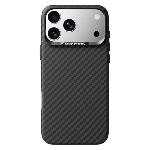 ABEEl for iPhone 18 Pro Max  /  17 Pro Max Magnetic Case PC + TPU Ultra Thin Minimalist Phone Cover - Carbon Fiber Texture - 1
