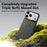 ABEEl for iPhone 18 Pro Max  /  17 Pro Max Magnetic Case PC + TPU Ultra Thin Minimalist Phone Cover - Carbon Fiber Texture - 5