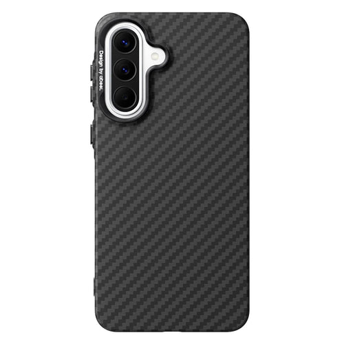 ABEEl for Samsung Galaxy A37 5G Magnetic Case PC + TPU Ultra Thin Minimalist Phone Cover - Carbon Fiber Texture - 1