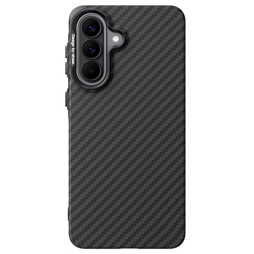 ABEEl for Samsung Galaxy A57 5G Magnetic Case PC + TPU Ultra Thin Minimalist Phone Cover - Woven Pattern+Carbon Fiber Texture - Carbon Fiber Texture - 1