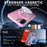For Samsung Galaxy S26 FE Magnetic Case Kickstand Grid Texture TPU PC Phone Back Cover - Pink - 3