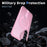 For Samsung Galaxy S26 FE Magnetic Case Kickstand Grid Texture TPU PC Phone Back Cover - Pink - 4