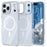For iPhone 18 Pro Max / 17 Pro Max Magnetic Case TPU + Acrylic Shockproof Anti-Scratch Phone Cover - White - 2