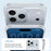 For iPhone 18 Pro Max / 17 Pro Max Magnetic Case TPU + Acrylic Shockproof Anti-Scratch Phone Cover - White - 3