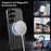 For Samsung Galaxy S25 Ultra Magnetic Case Cloth Texture PU Leather + PC + TPU Phone Cover - Black - 6