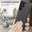 For Samsung Galaxy S25 Ultra Magnetic Case Cloth Texture PU Leather + PC + TPU Phone Cover - Black - 7