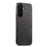 For Samsung Galaxy S25 Magnetic Case Cloth Texture PU Leather + PC + TPU Phone Cover - Black - 1