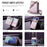 CASEME for Samsung Galaxy Z Flip8 Case with RFID Blocking 5 Card Slots  C22 Leather Back Cover - Pink - 2