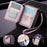 CASEME for Samsung Galaxy Z Flip8 Case with RFID Blocking 5 Card Slots  C22 Leather Back Cover - Pink - 6