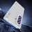 For Samsung Galaxy Z Fold8 Ultra Case Hinge Protection PC + TPU Phone Cover Built-in Tempered Glass Film - Transparent - 3