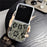 For Samsung Galaxy Z Flip7 5G Magnetic Case Wavy Edge Lace Pattern TPU Phone Cover - Black - 2