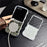 For Samsung Galaxy Z Flip7 5G Magnetic Case Wavy Edge Lace Pattern TPU Phone Cover - Black - 5