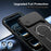 For iPhone 18 Pro Max  /  17 Pro Max Case with Slide Camera Cover Kickstand Shockproof PC + TPU Matte Finish Phone Shell - Black - 7