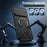 For iPhone 16 Pro Case with Slide Camera Cover Kickstand Shockproof PC + TPU Matte Finish Phone Shell - Black - 3