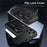 For iPhone 16 Pro Case with Slide Camera Cover Kickstand Shockproof PC + TPU Matte Finish Phone Shell - Black - 5
