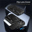 For iPhone 15 Pro Case with Slide Camera Cover Kickstand Shockproof PC + TPU Matte Finish Phone Shell - Black - 5