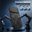 For iPhone 13 Pro Max Case with Slide Camera Cover Kickstand Shockproof PC + TPU Matte Finish Phone Shell - Black - 3