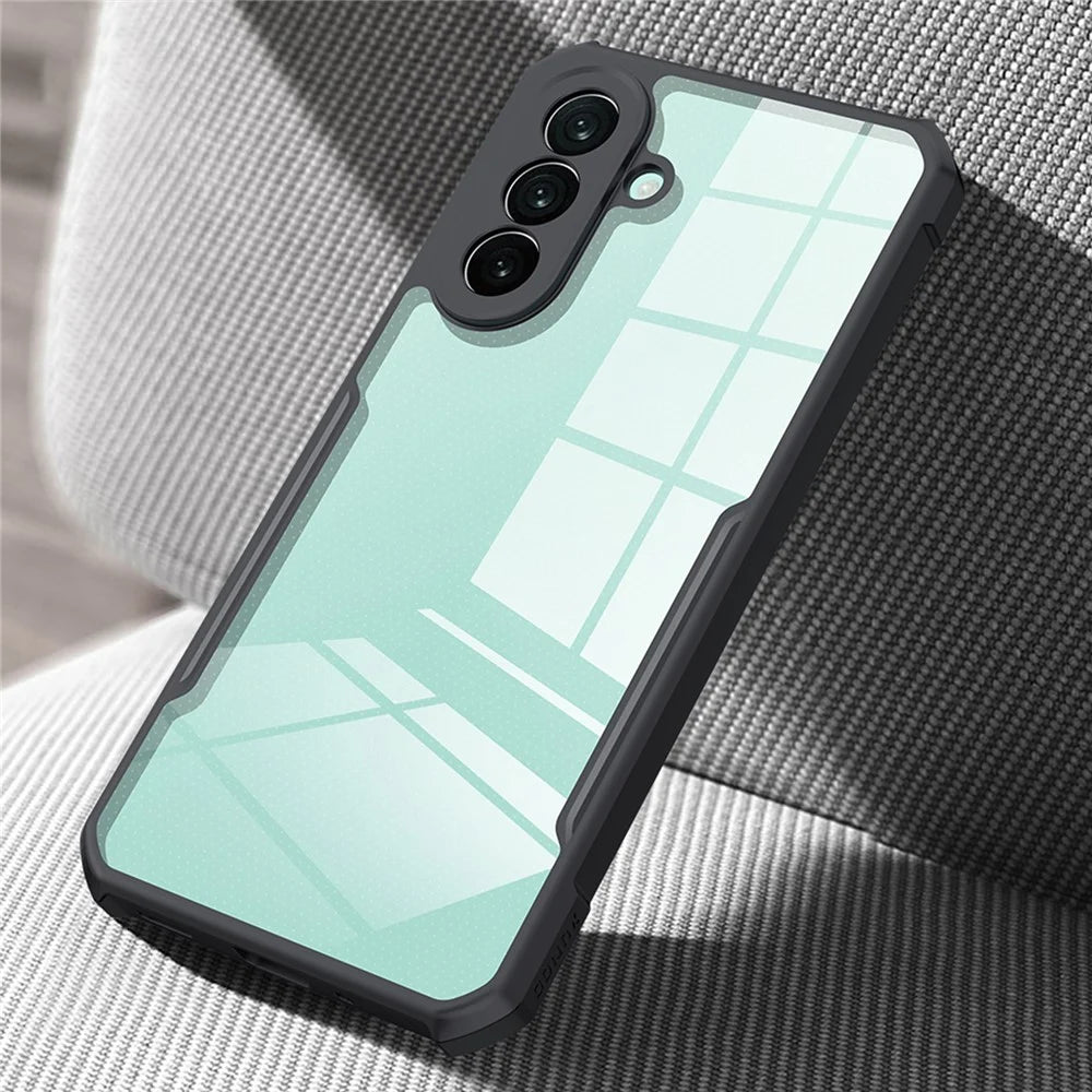 XUNDD For Samsung Galaxy A27 5G Case Dropproof TPU + Acrylic Clear Back Phone Cover - Black - 3