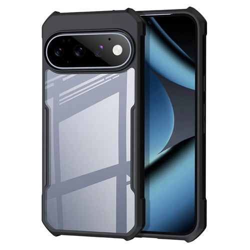 XUNDD For Google Pixel 11 Pro  /  Pixel 11 Case Dropproof TPU + Acrylic Clear Back Phone Cover - Black - 1