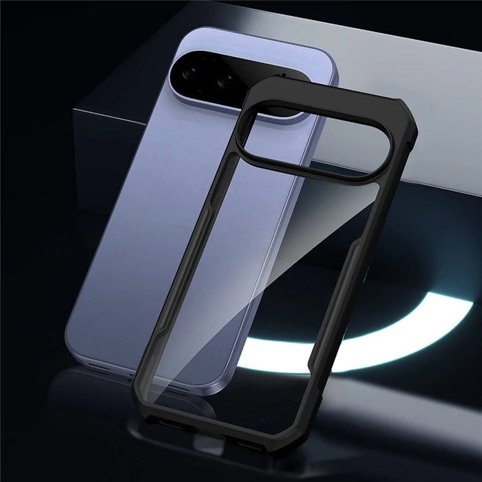 XUNDD For Google Pixel 11 Pro  /  Pixel 11 Case Dropproof TPU + Acrylic Clear Back Phone Cover - Black - 4