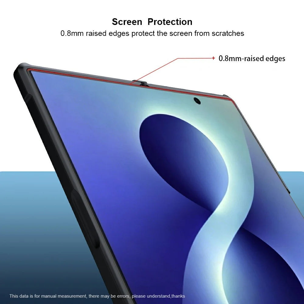 XUNDD For Samsung Galaxy Z Fold8 Ultra Case Dropproof TPU + Acrylic Clear Back Phone Cover - Black - 3