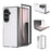 For Samsung Galaxy Z Fold8 Ultra Case Colored Glitter PU + PC Shockproof Phone Cover - White - 1