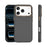 For iPhone 18 Pro Case Compatible with MagSafe Carbon Fiber Texture Shockproof Leather TPU PC Protective Cover - Black - 2