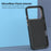 For iPhone 18 Pro Case Compatible with MagSafe Carbon Fiber Texture Shockproof Leather TPU PC Protective Cover - Black - 4